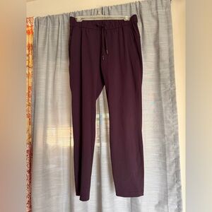 lululemon athletica Women's Deep Plum Jogger Pants